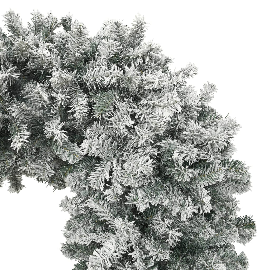 vidaXL Joulukuusikaari lumihuurteella 270 cm