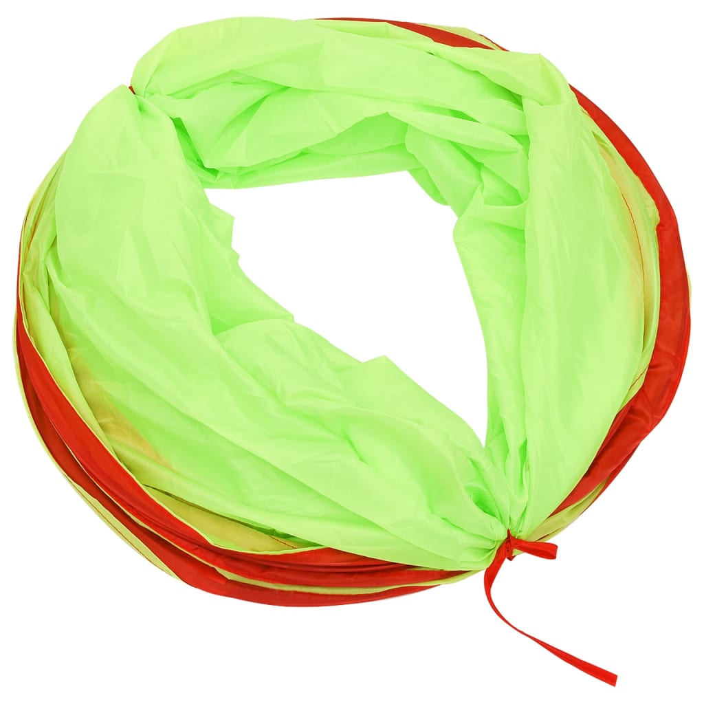 vidaXL Lasten leikkitunneli vihreä 175 cm polyesteri