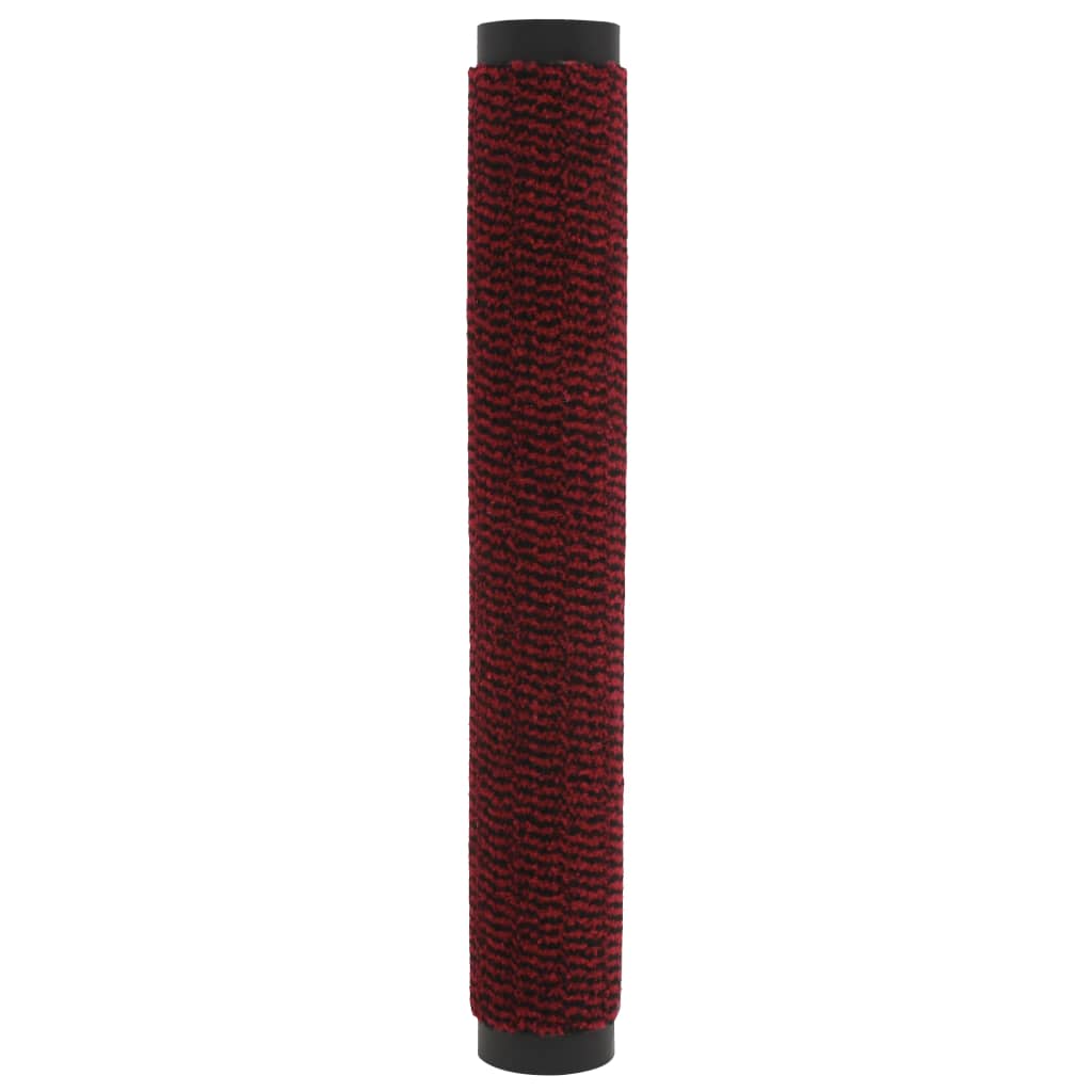 vidaXL Kuramatot 2 kpl suorakulmainen nukkapinta 40x60 cm punainen