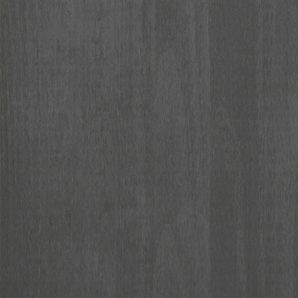 vidaXL Kirjahylly HAMAR tummanharmaa 85x35x112 cm täysi mänty