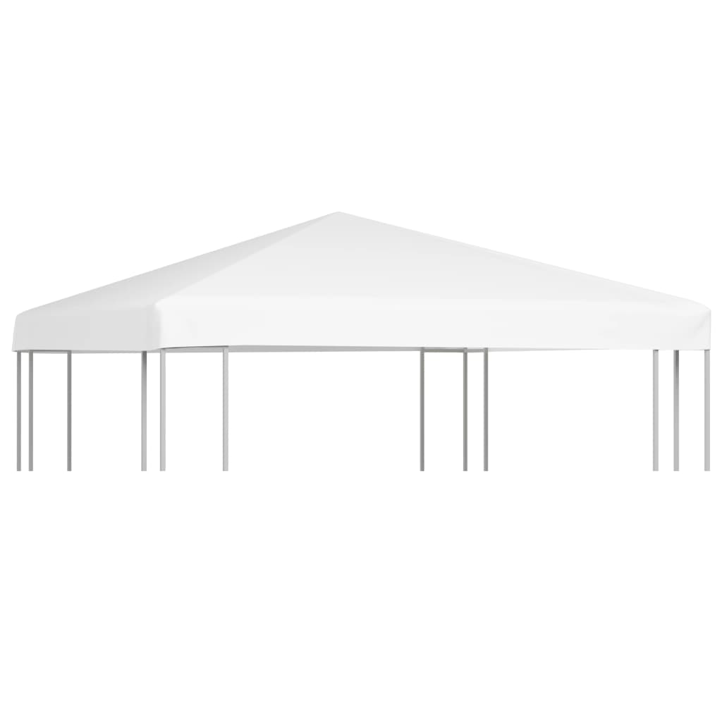 vidaXL Huvimajan katto 270 g /m² 3x3 m valkoinen