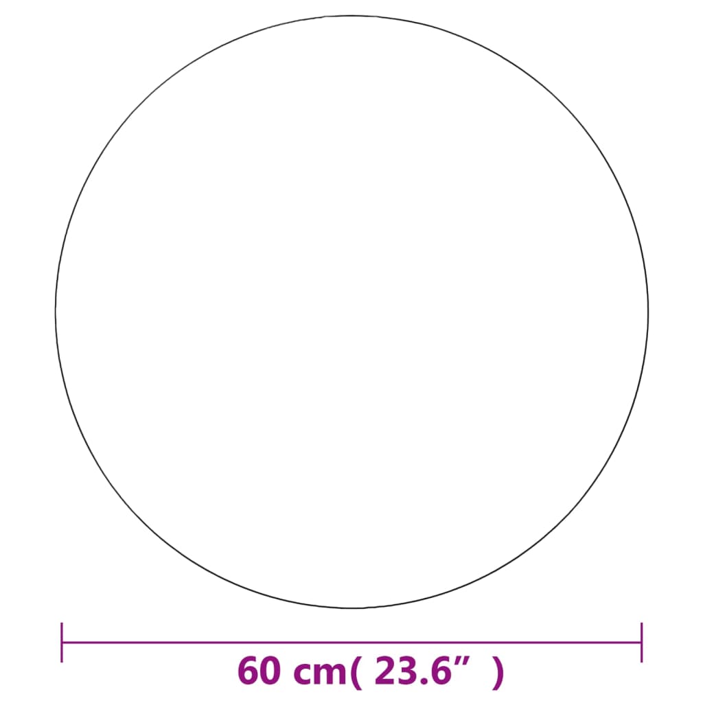 vidaXL Seinäpeili pyöreä 60 cm lasi