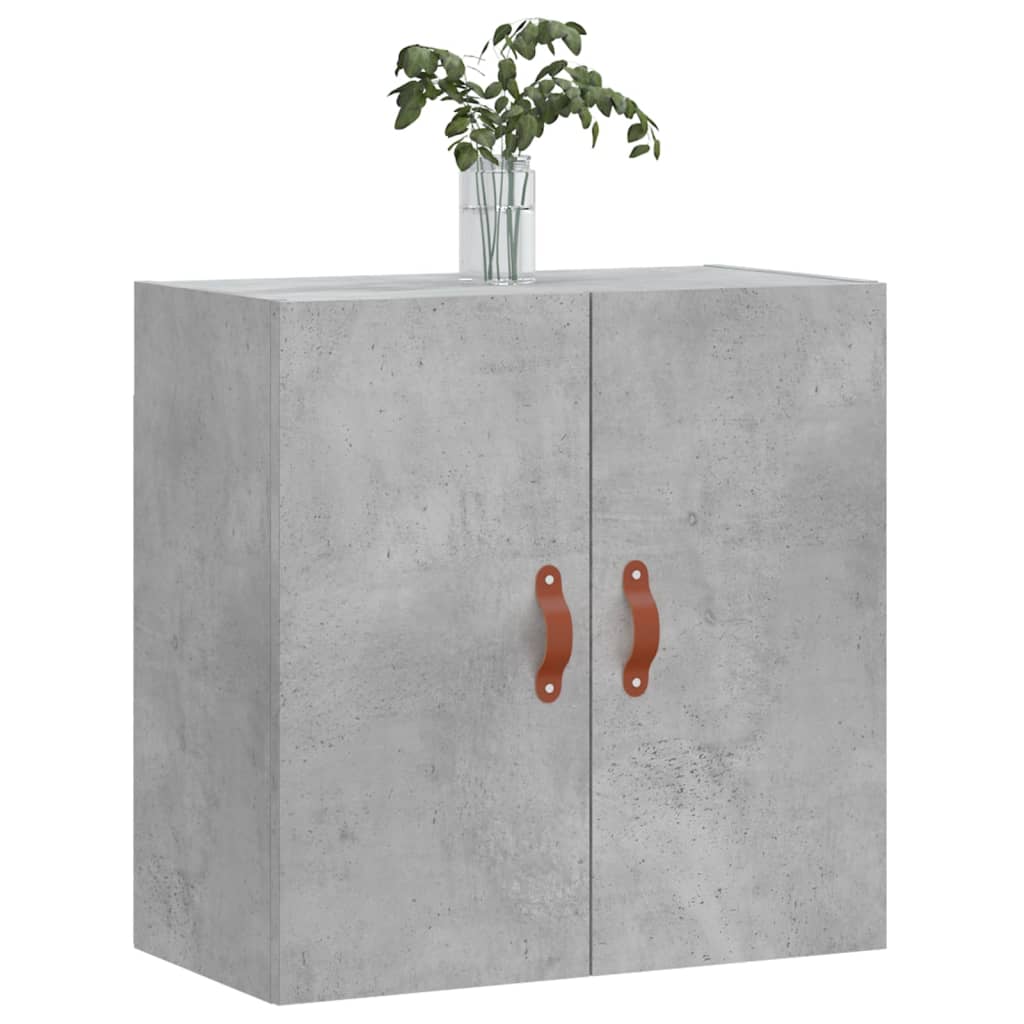 vidaXL Seinäkaappi betoninharmaa 60x31x60 cm tekninen puu