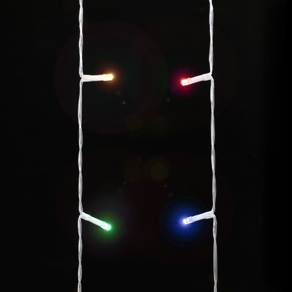 vidaXL Joulukuusen LED-valot 320 LED-valoa värikäs 375 cm