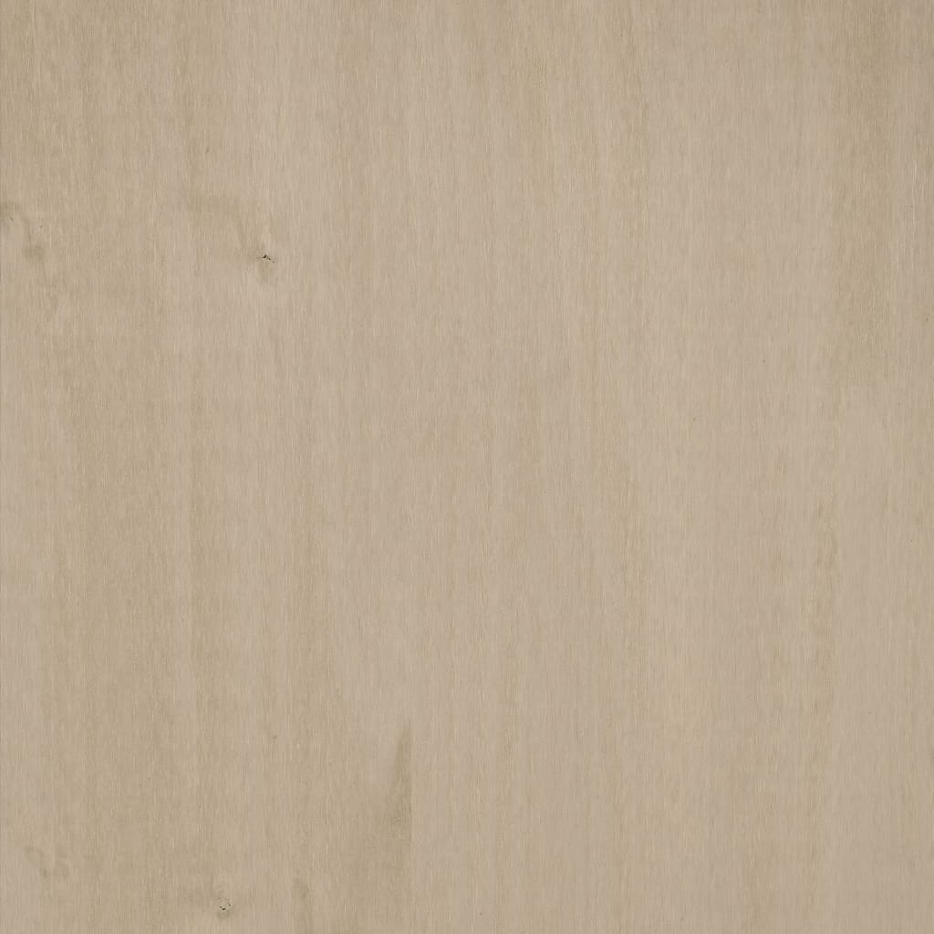 vidaXL Sivupöytä HAMAR hunajanruskea 79x40x103,5 cm täysi mänty