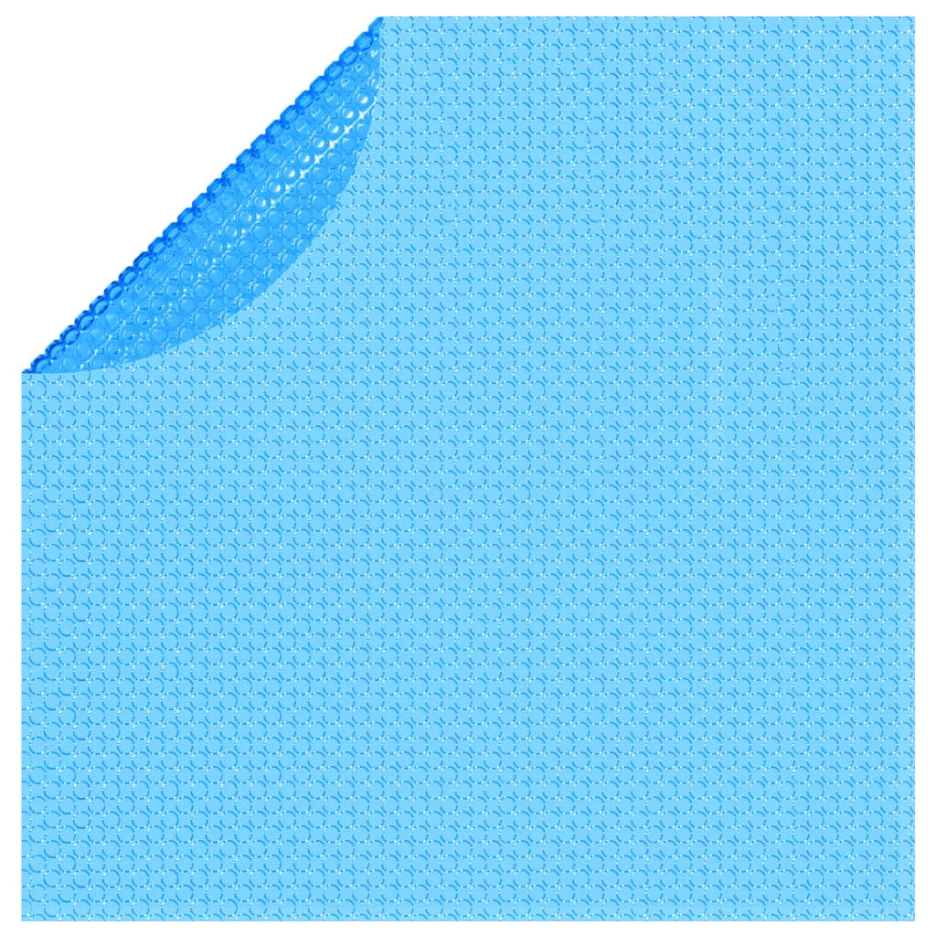 vidaXL Kelluva Pyöreä PE Uima-altaan Suoja 455 cm Sininen