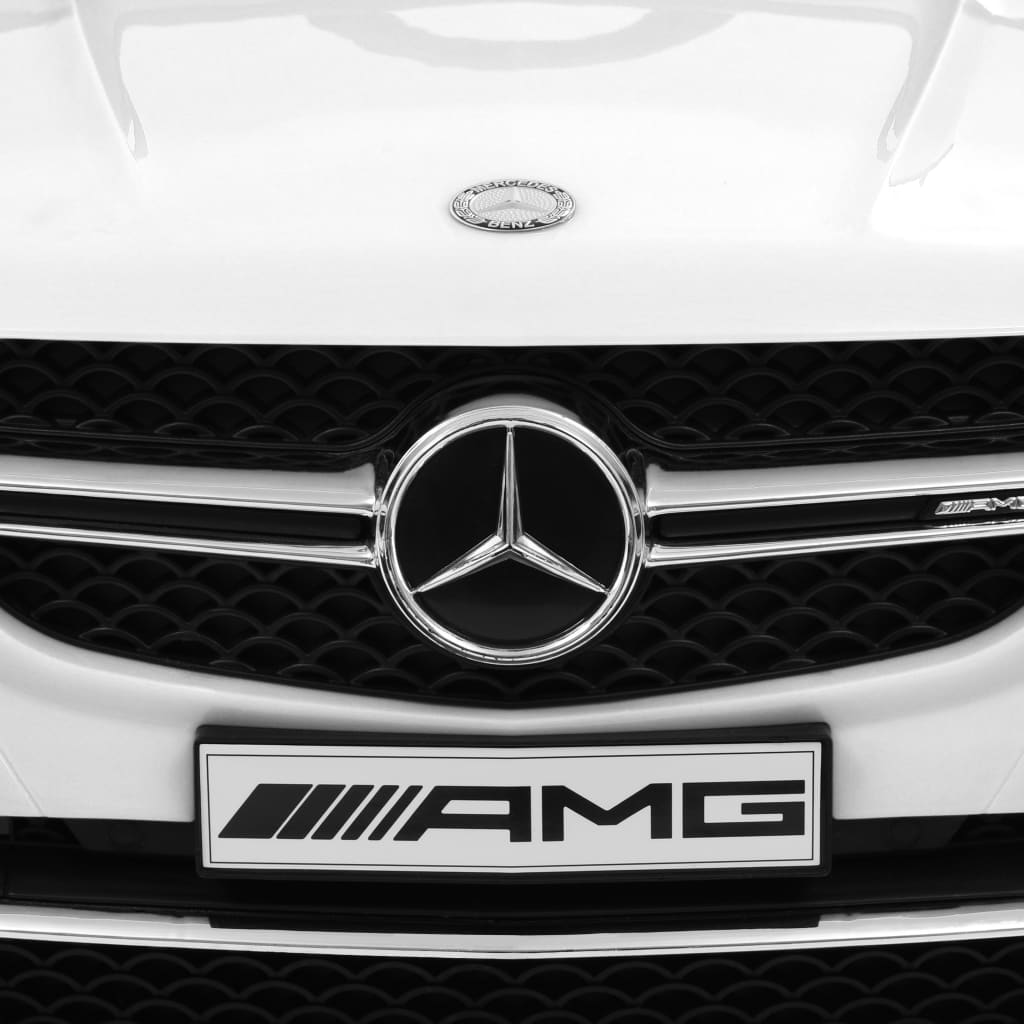 vidaXL Lasten auto Mercedes Benz GLE63S muovi valkoinen