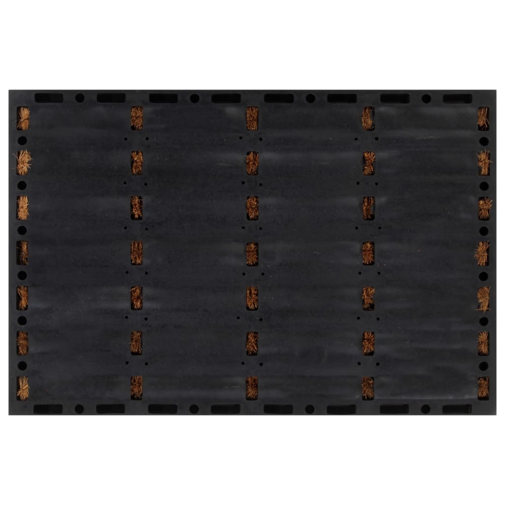 vidaXL Ovimatto suorakaide 40x60 cm kumi ja kookoskuitu