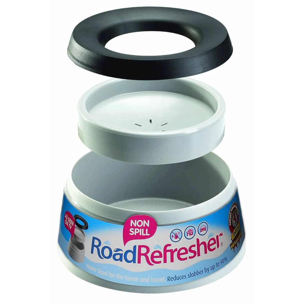 Road Refresher Läikkymätön lemmikin vesikulho iso harmaa LGRR