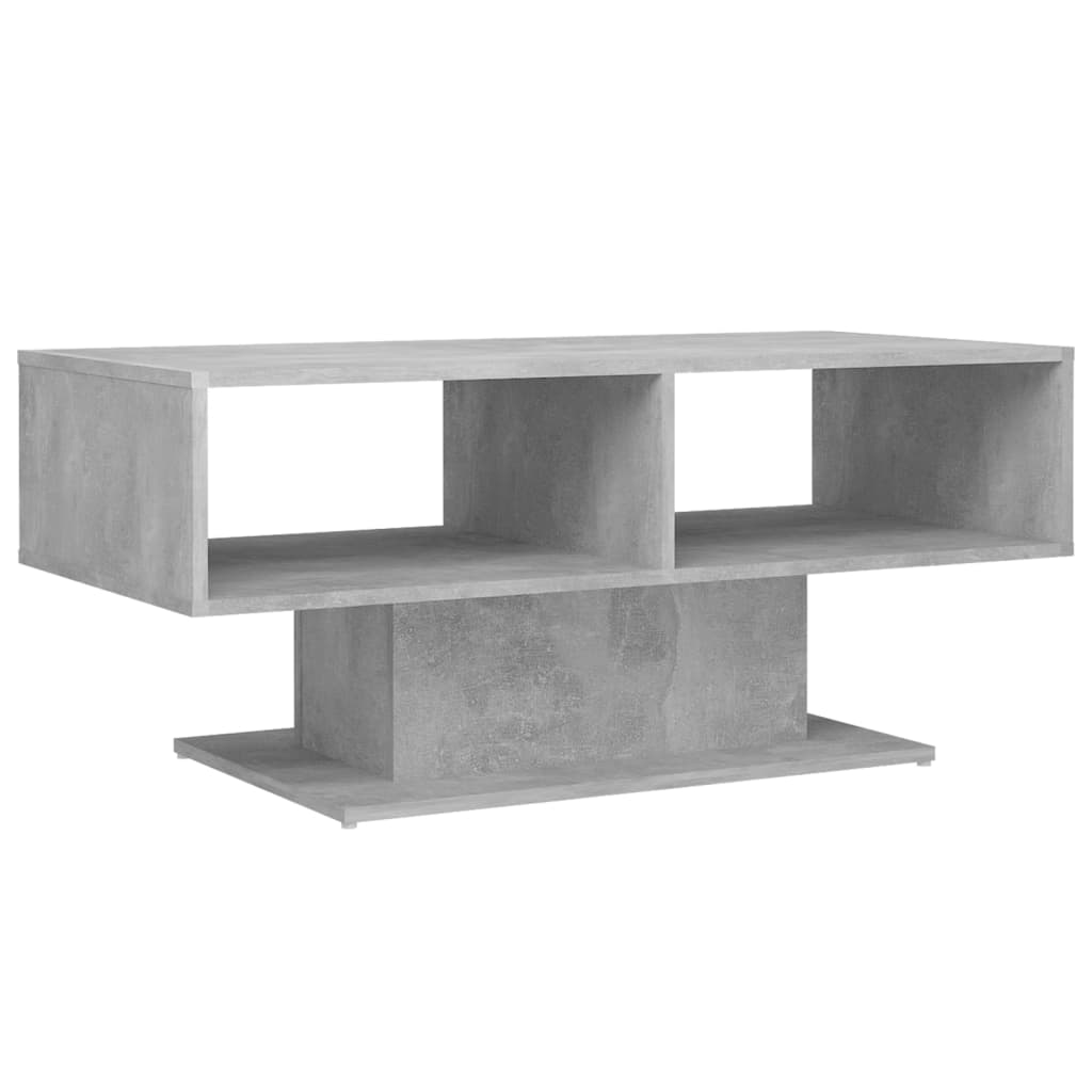 vidaXL Sohvapöytä betoninharmaa 103,5x50x44,5 cm lastulevy