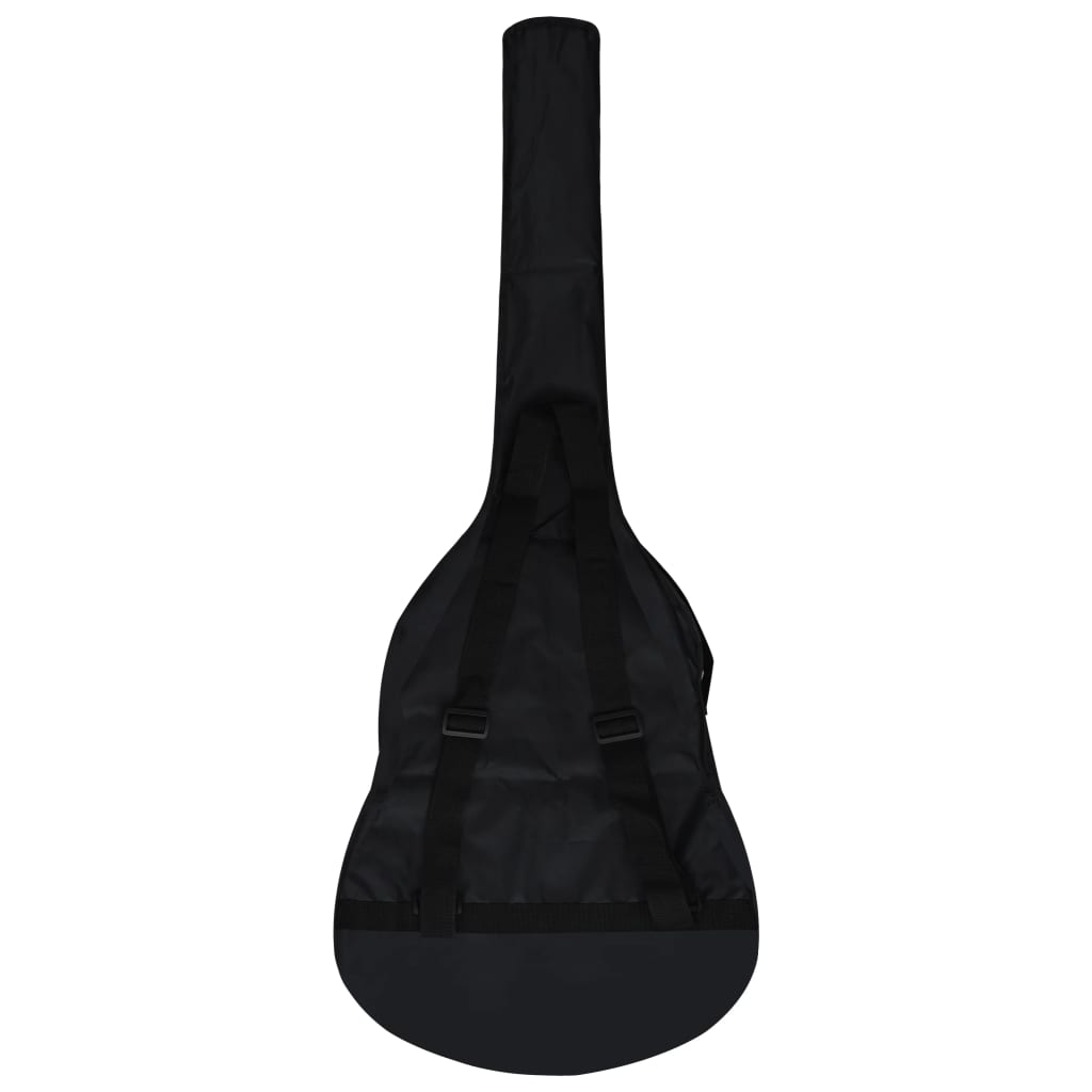 vidaXL Kitaralaukku 1/2 klassiselle kitaralle musta 94x35 cm kangas