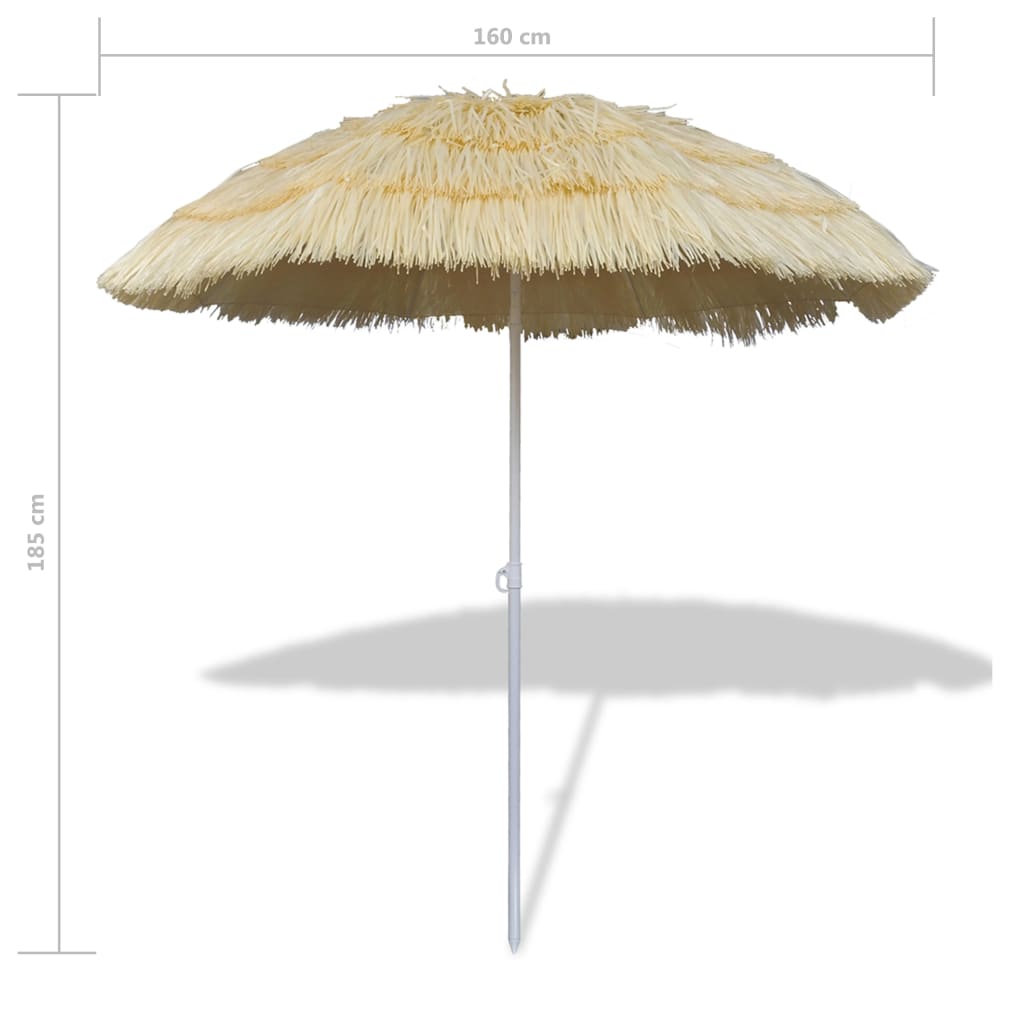 Kallistettava aurinkovarjo Havaiji tyyli