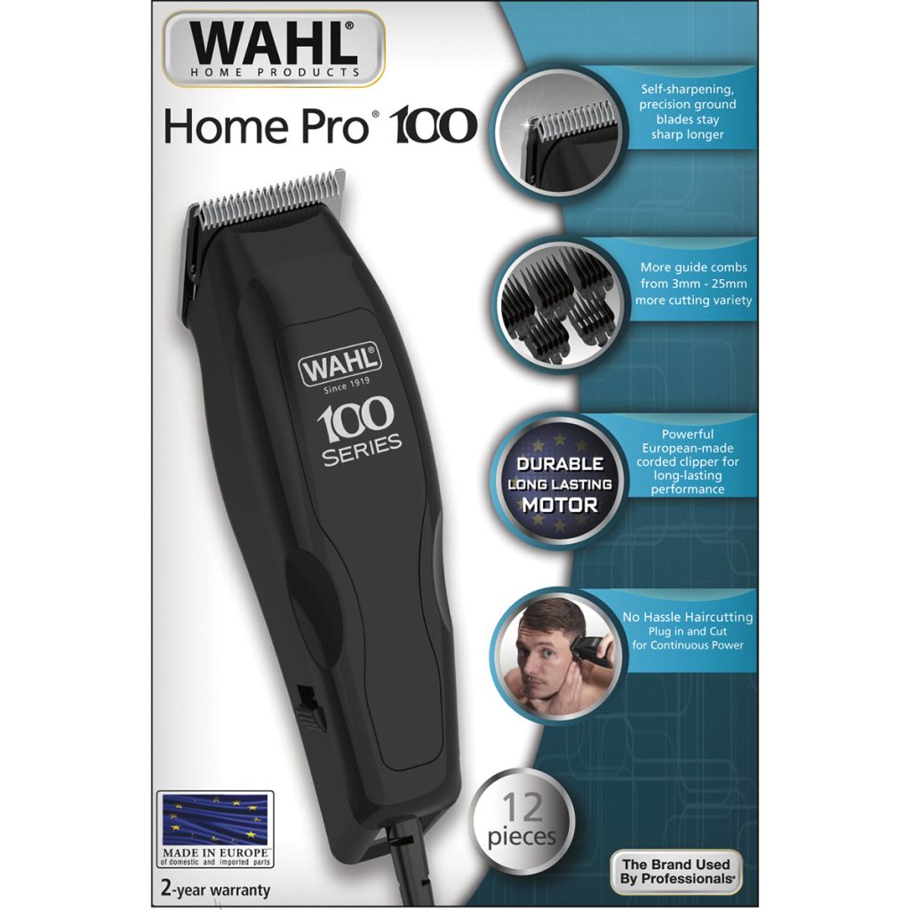 Wahl 12-Osainen hiustenleikkuukone Home Pro 100 Series 1395.0460