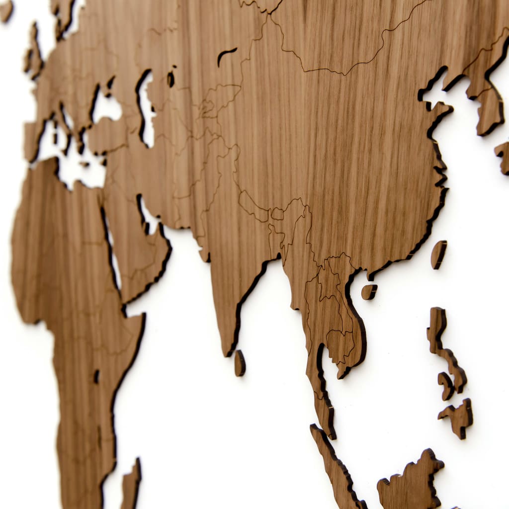 MiMi Innovations Puinen maailmankarttakoriste Exclusive 130x78 cm