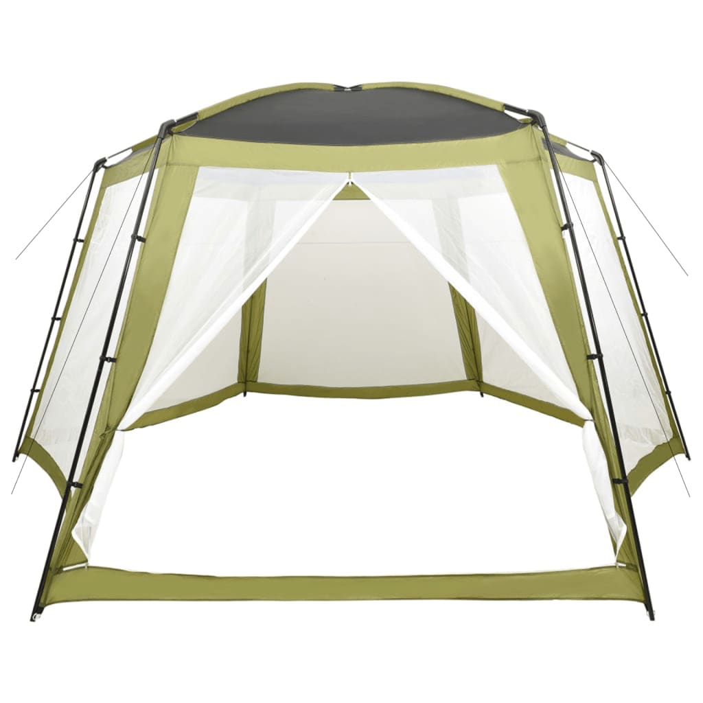 vidaXL Uima-altaan teltta kangas 590x520x250 cm vihreä