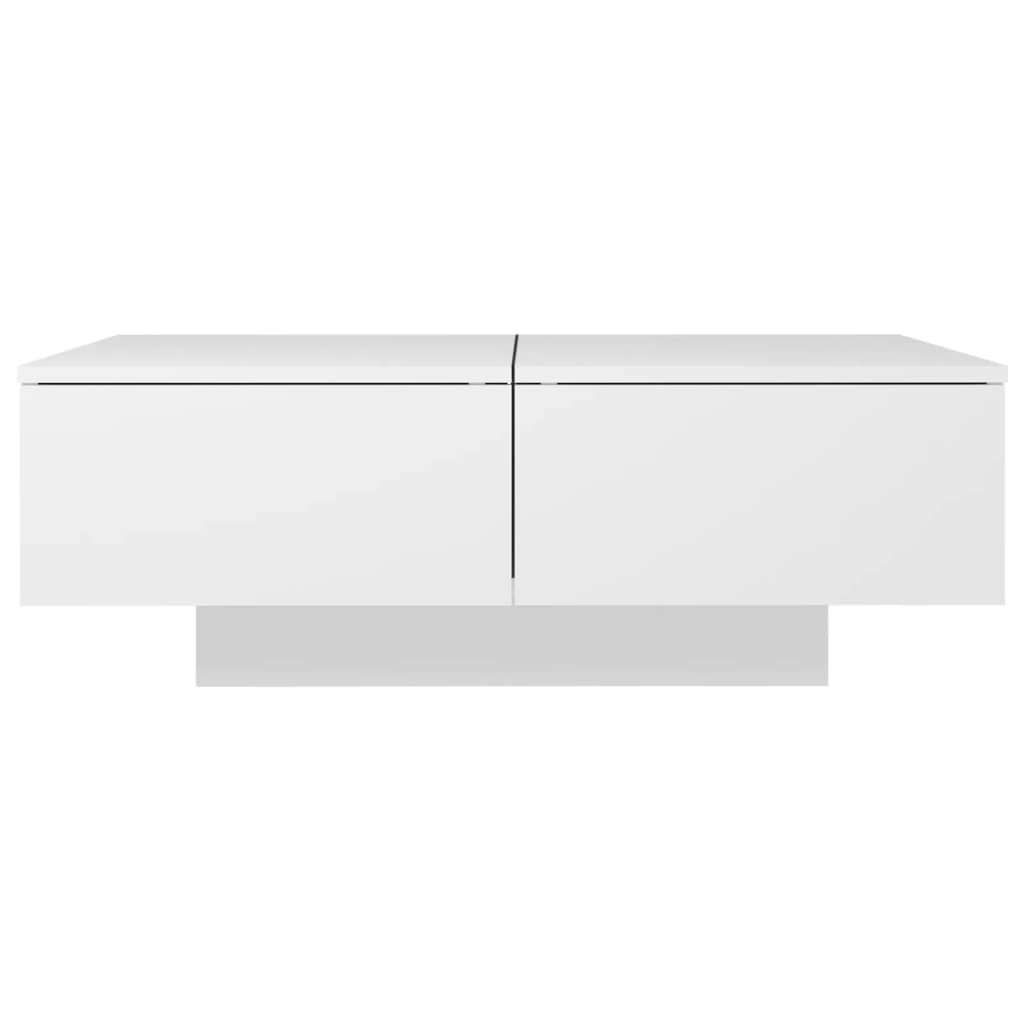 vidaXL Sohvapöytä valkoinen 90x60x31 cm lastulevy