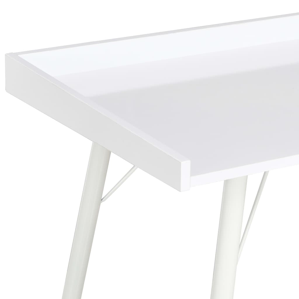 vidaXL Työpöytä valkoinen 90x50x79 cm