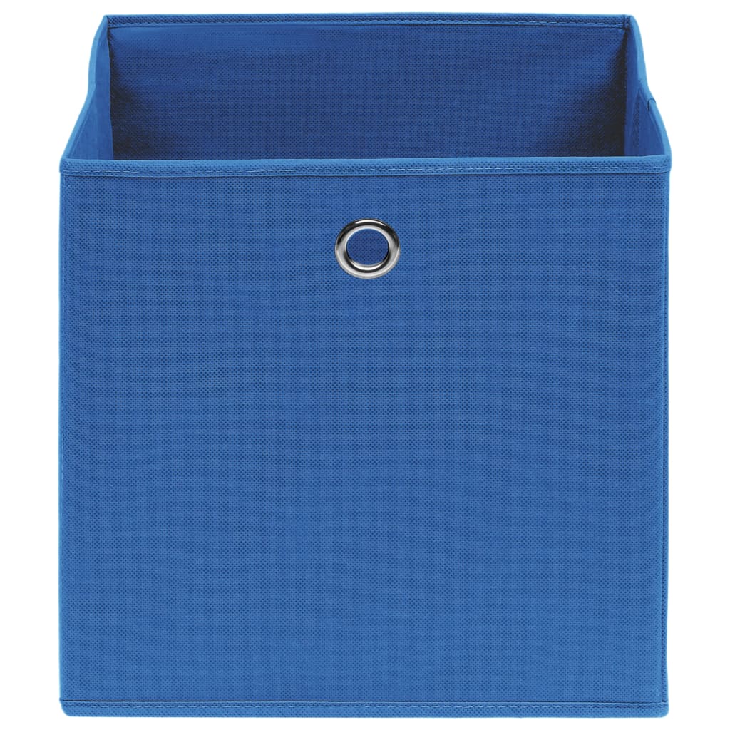 vidaXL Säilytyslaatikot 10 kpl sininen 32x32x32 cm kangas