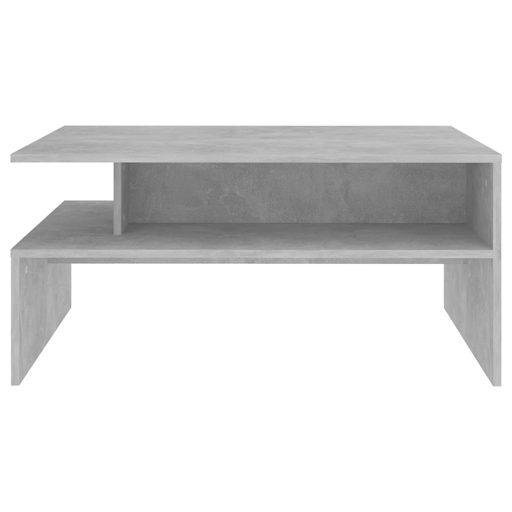 vidaXL Sohvapöytä betoninharmaa 90x60x42,5 cm lastulevy