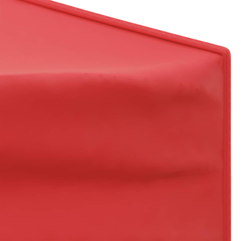 vidaXL Kokoontaittuva juhlateltta sivuseinillä punainen 2x2 m