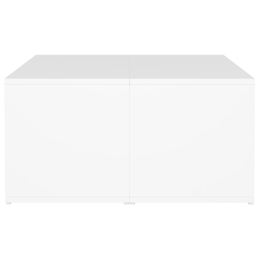 vidaXL Sohvapöydät 4 kpl valkoinen 33x33x33 cm lastulevy