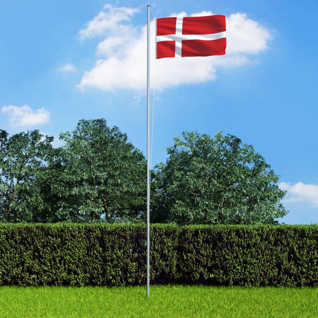 vidaXL Tanskan lippu 90x150 cm