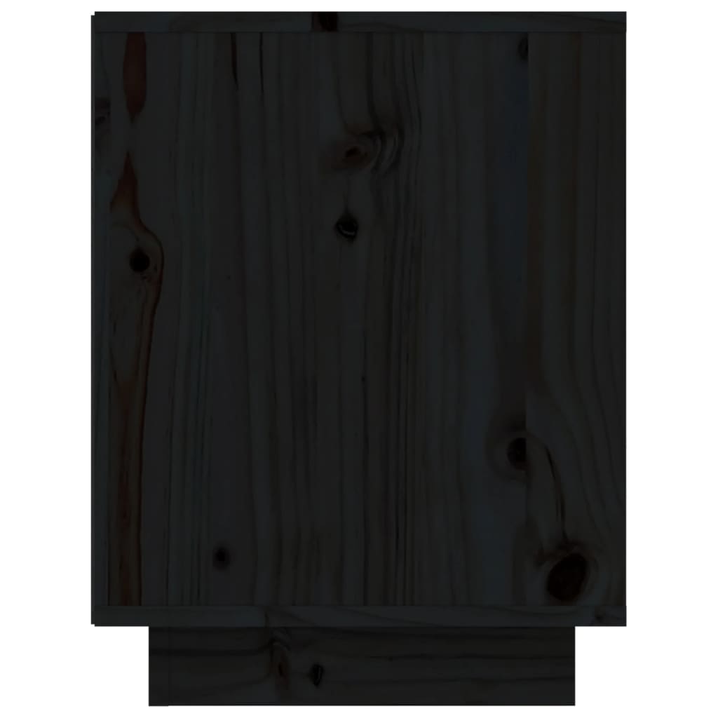 vidaXL Kenkäkaappi musta 60x34x45 cm täysi mänty