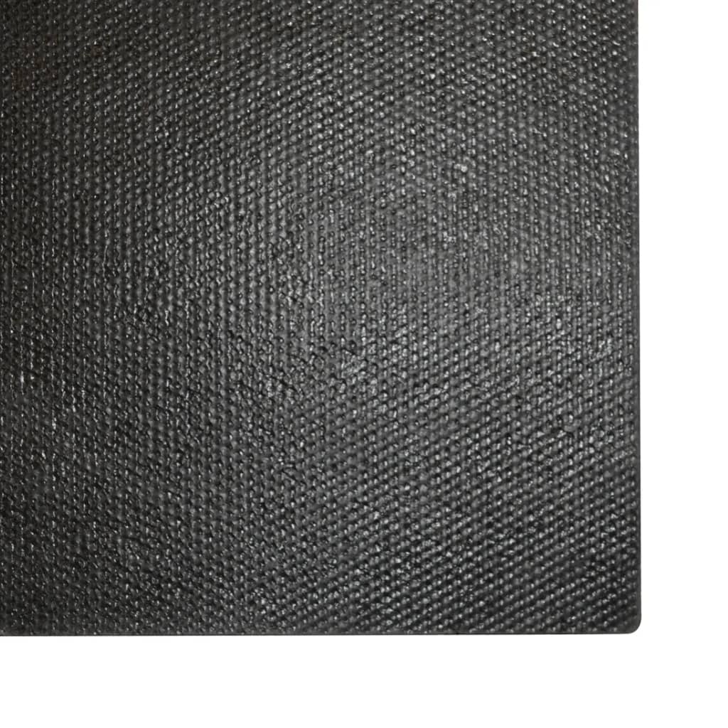 vidaXL Ovimatto musta 100x300 cm tuftattu kookos