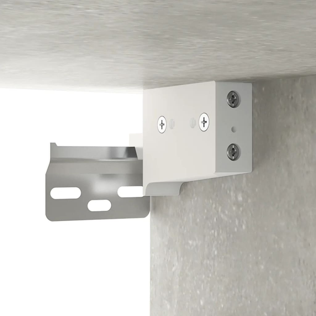 vidaXL 3-osainen Kylpyhuonekalustesarja betoniharmaa