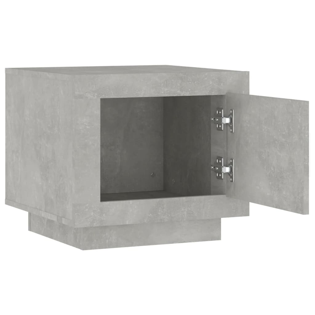vidaXL Sohvapöytä betoninharmaa 51x50x45 cm tekninen puu