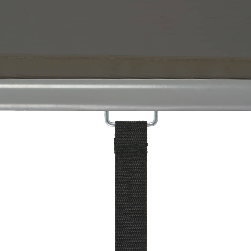 vidaXL Parvekkeen sivumarkiisi monitoimintoinen 150x200 cm harmaa