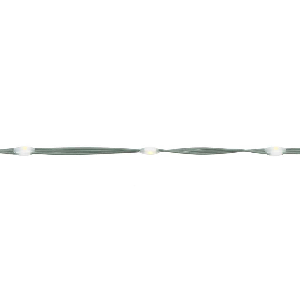 vidaXL Joulukuusi lipputankoon 310 lämpimän valkoista LED-valoa 300 cm