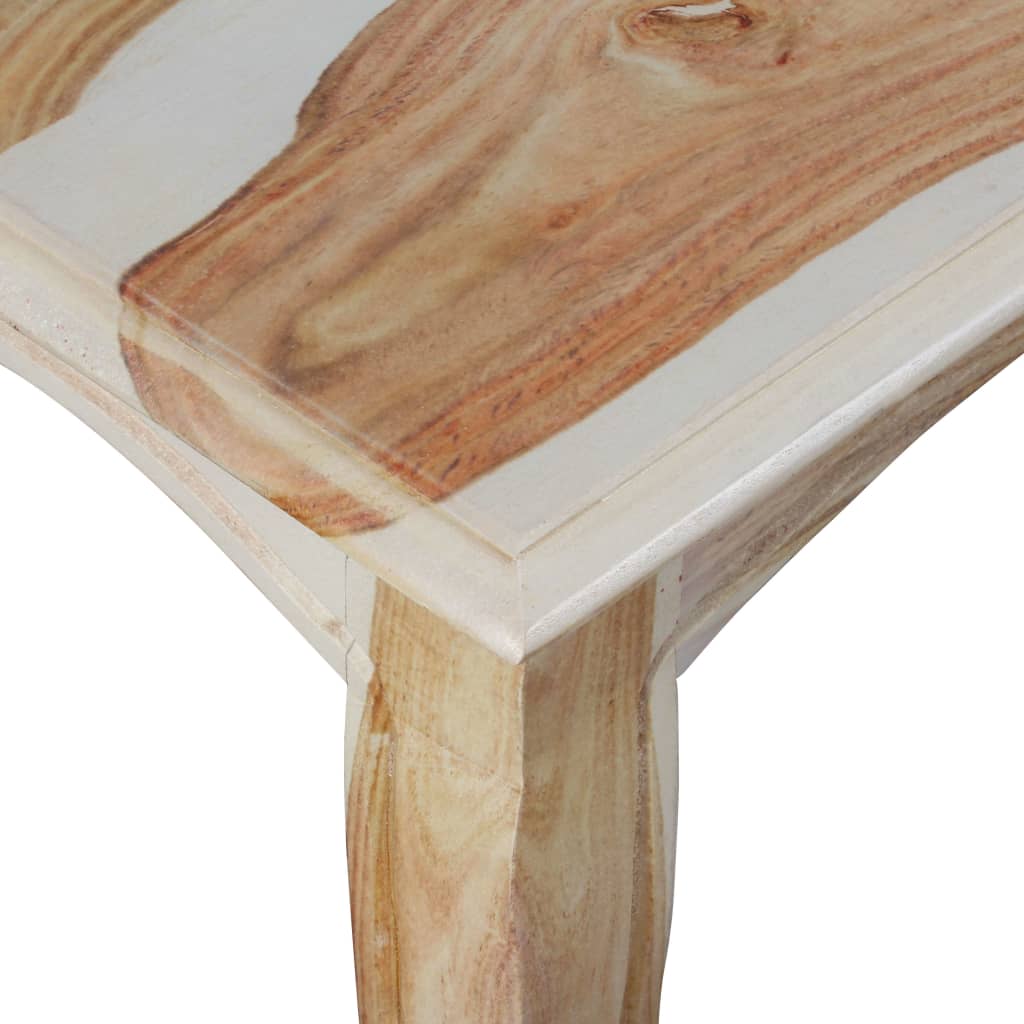 vidaXL Sohvapöytä kiinteä seesampuu 110x60x35 cm