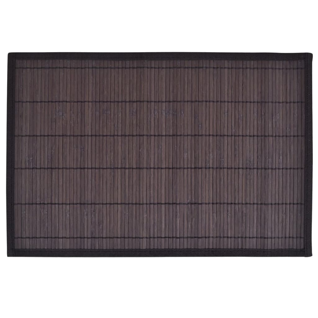 Bambu Tabletti 6 kpl 30 x 45 cm Tummanruskea
