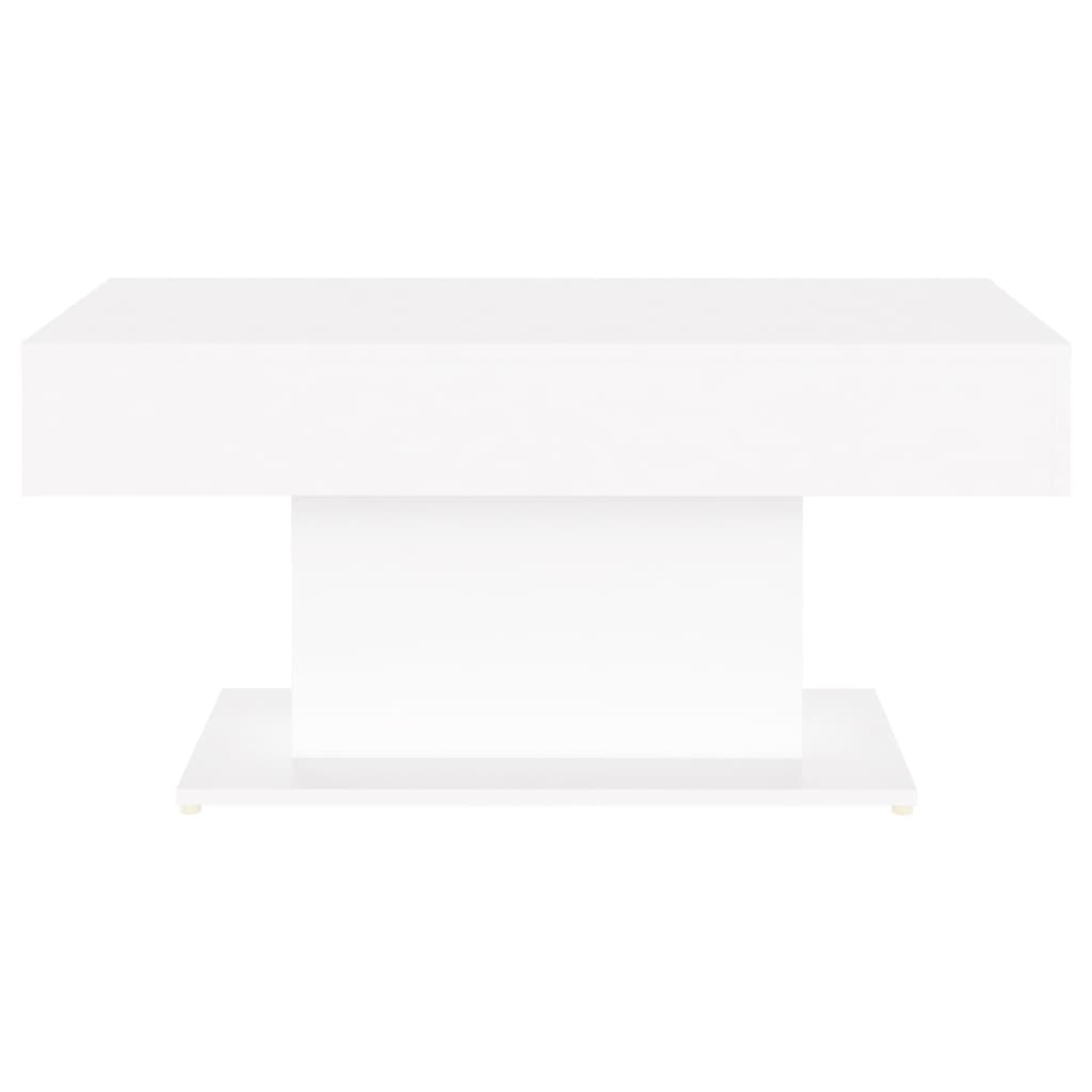 vidaXL Sohvapöytä valkoinen 96x50x45 cm lastulevy