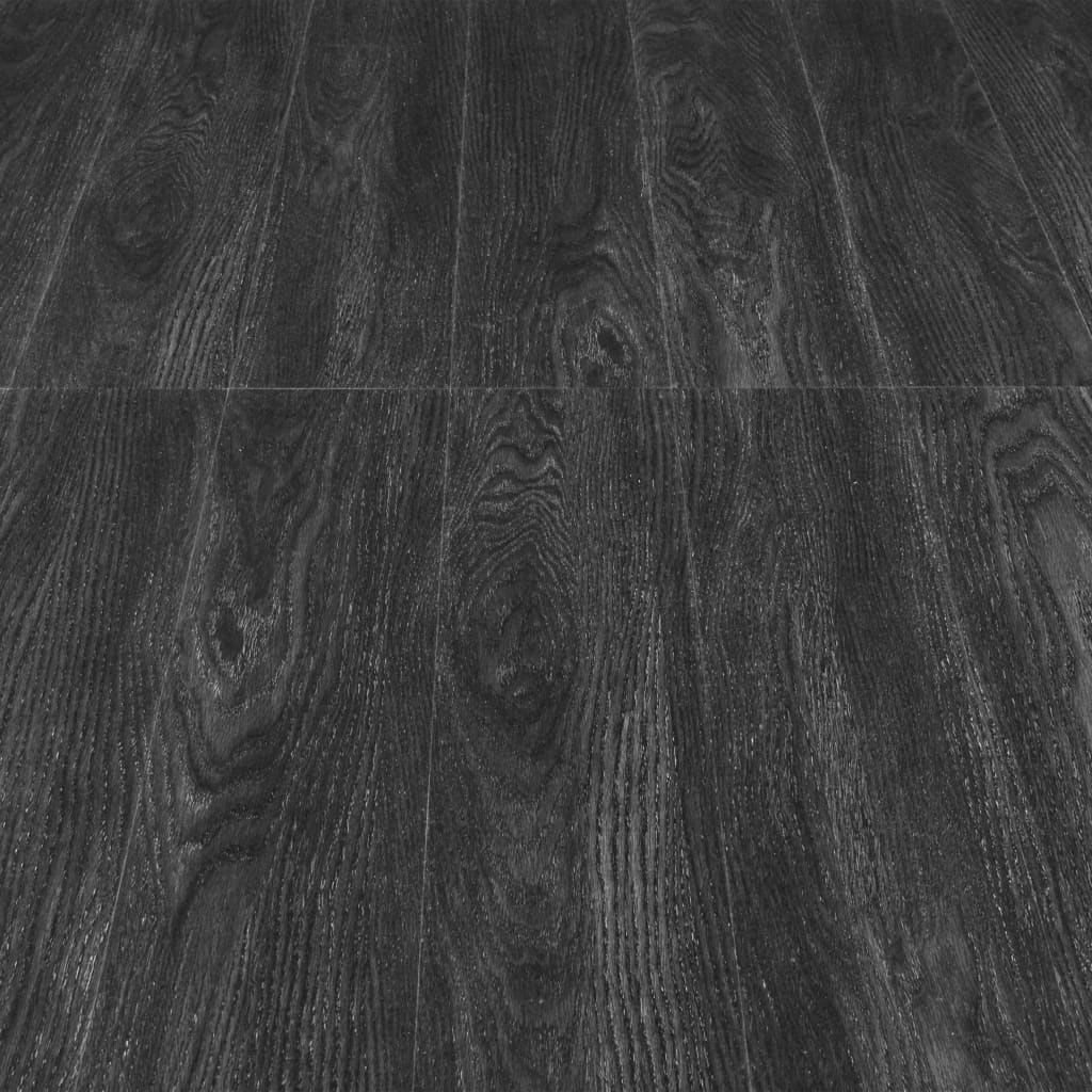 vidaXL Itsekiinnittyvä lattialankku 4,46 m² 3mm PVC antrasiitti