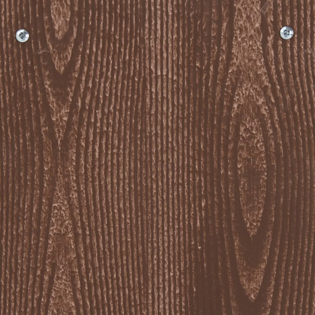 vidaXL Kenkäteline ruskea 65x24x81 cm tekninen puu