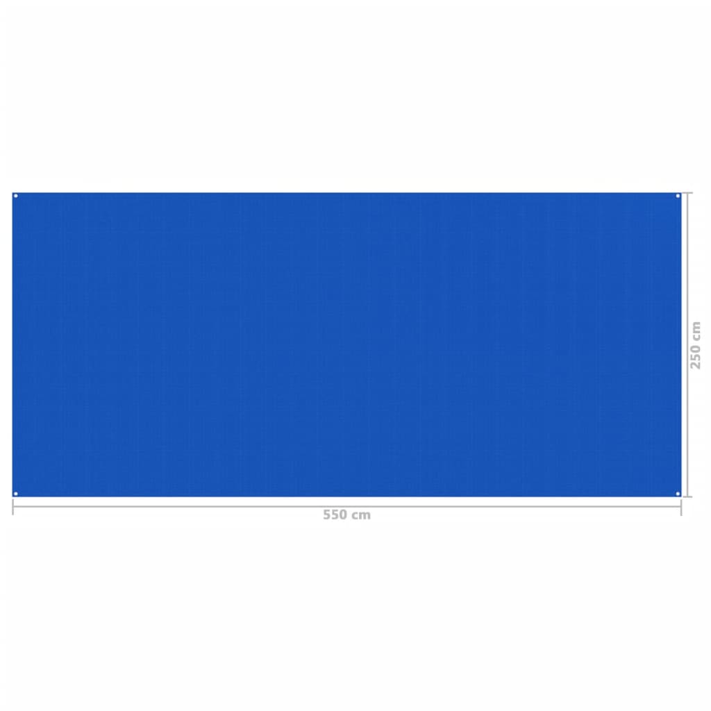 vidaXL Telttamatto 250x550 cm sininen
