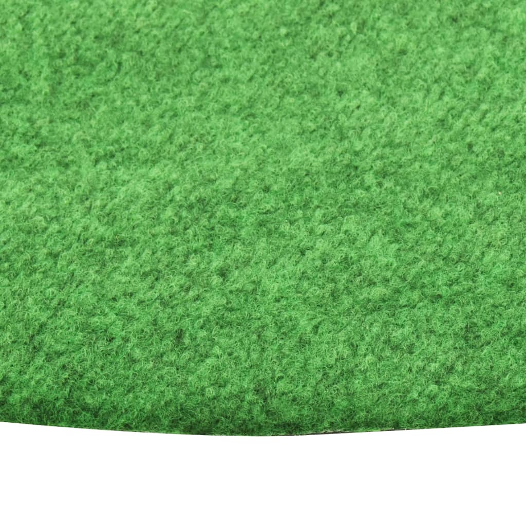 vidaXL Keinonurmi nastoilla halkaisija 130 cm vihreä pyöreä