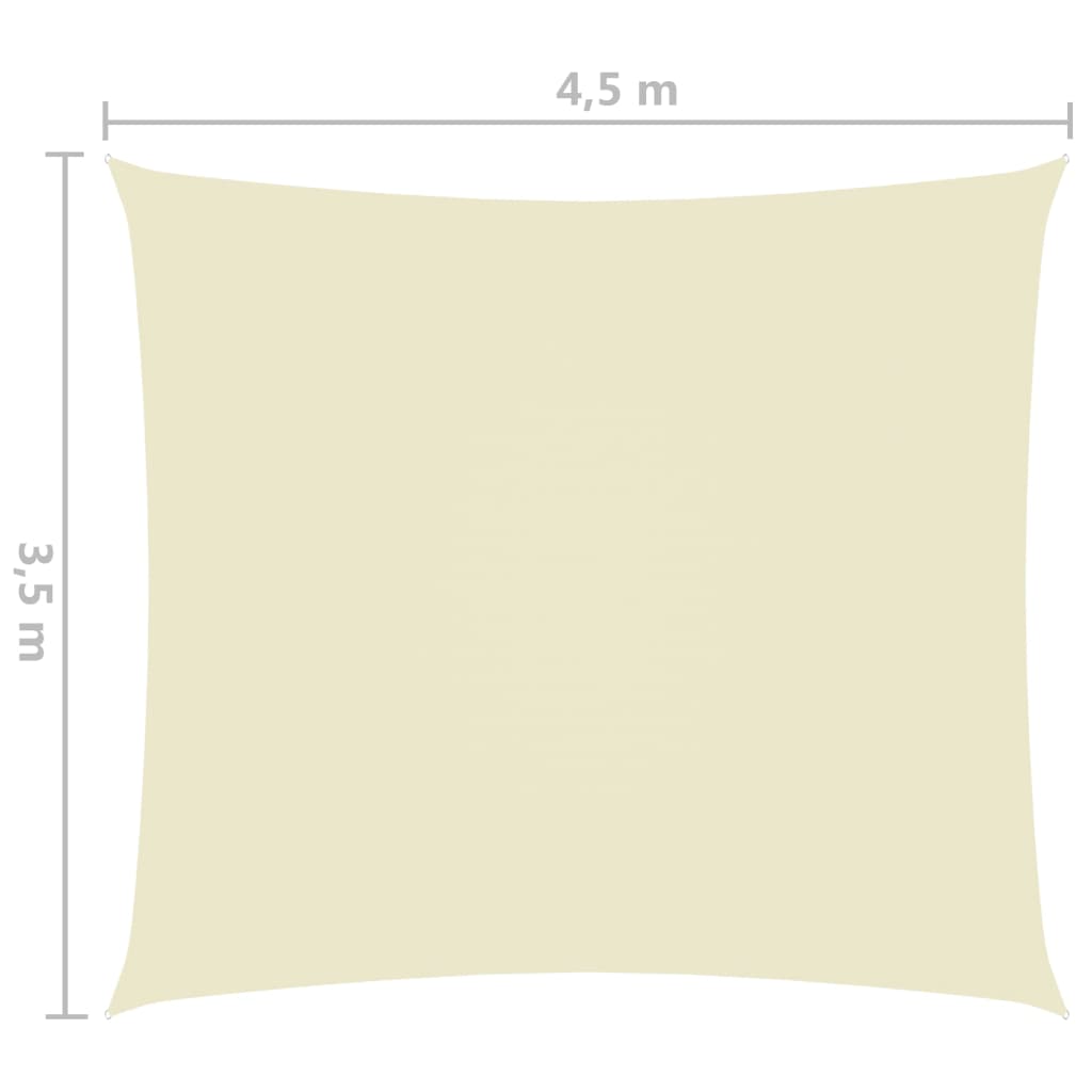 vidaXL Aurinkopurje Oxford-kangas suorakaide 3,5x4,5 m kerma