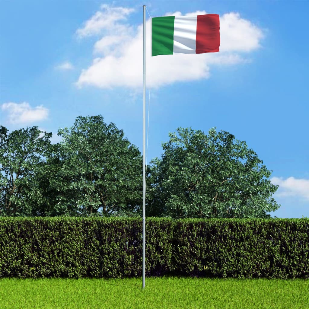 vidaXL Italian lippu ja tanko alumiini 4 m
