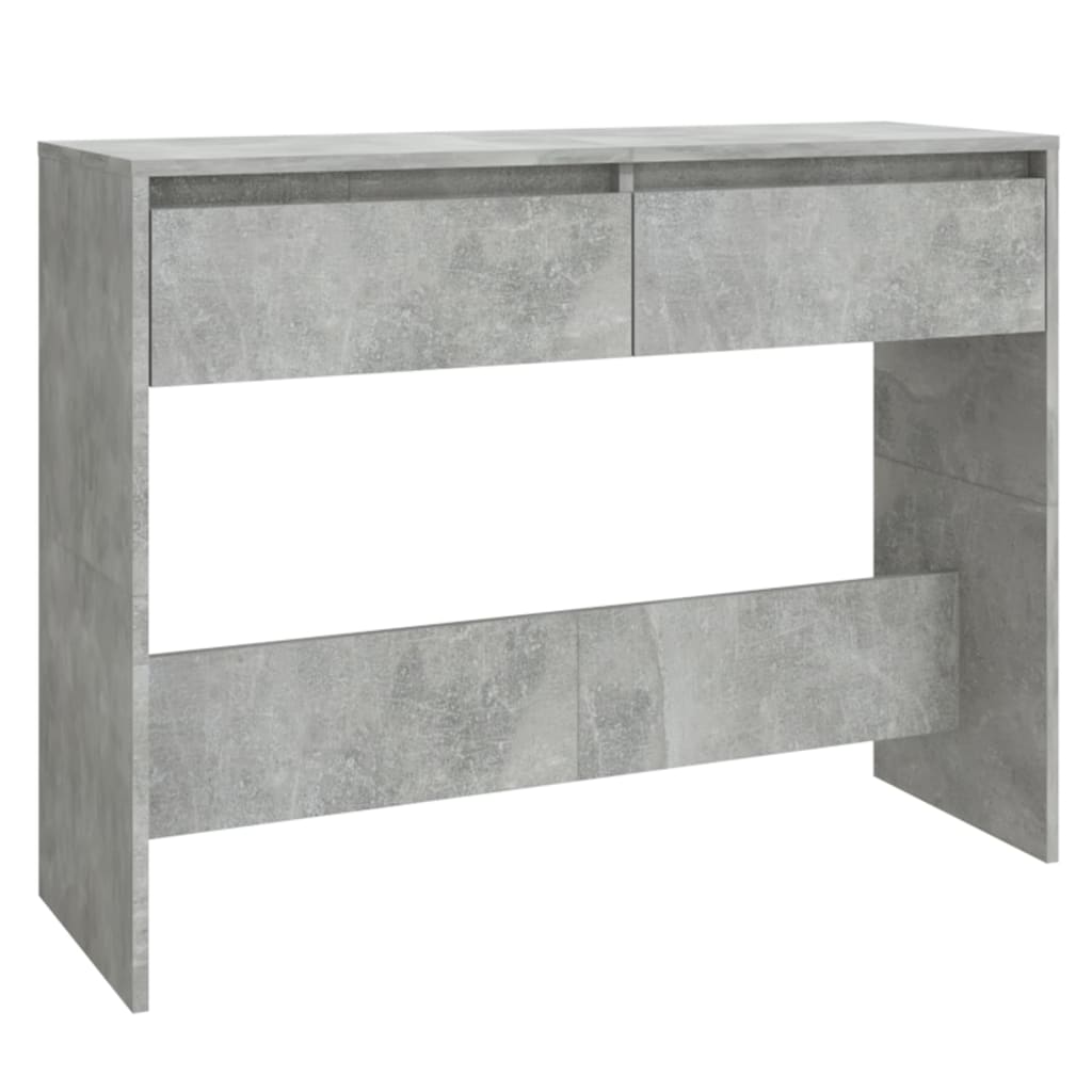 vidaXL Konsolipöytä betoninharmaa 100x35x76,5 cm lastulevy