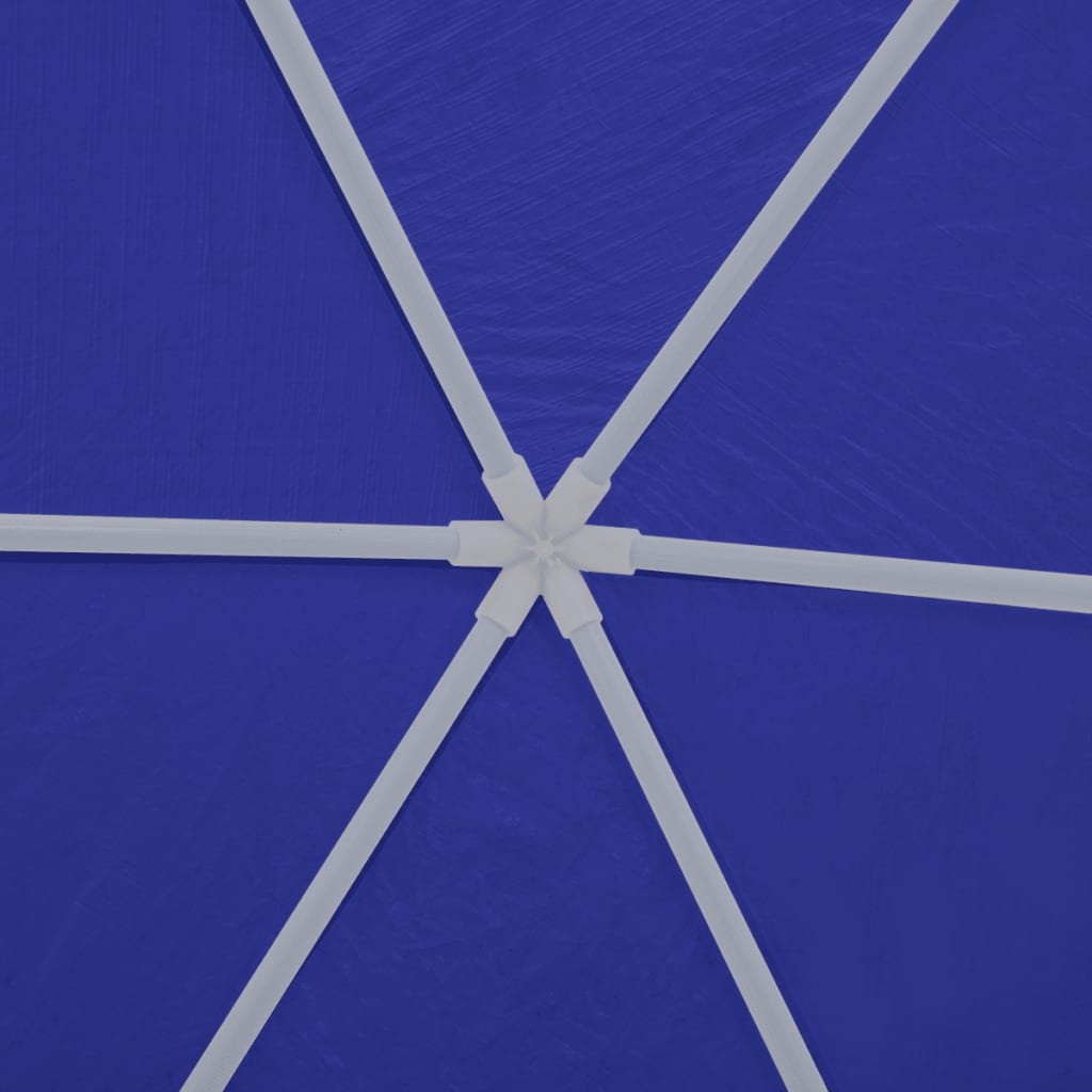 vidaXL Juhlateltta 6 sivuseinällä 2x2 m sininen
