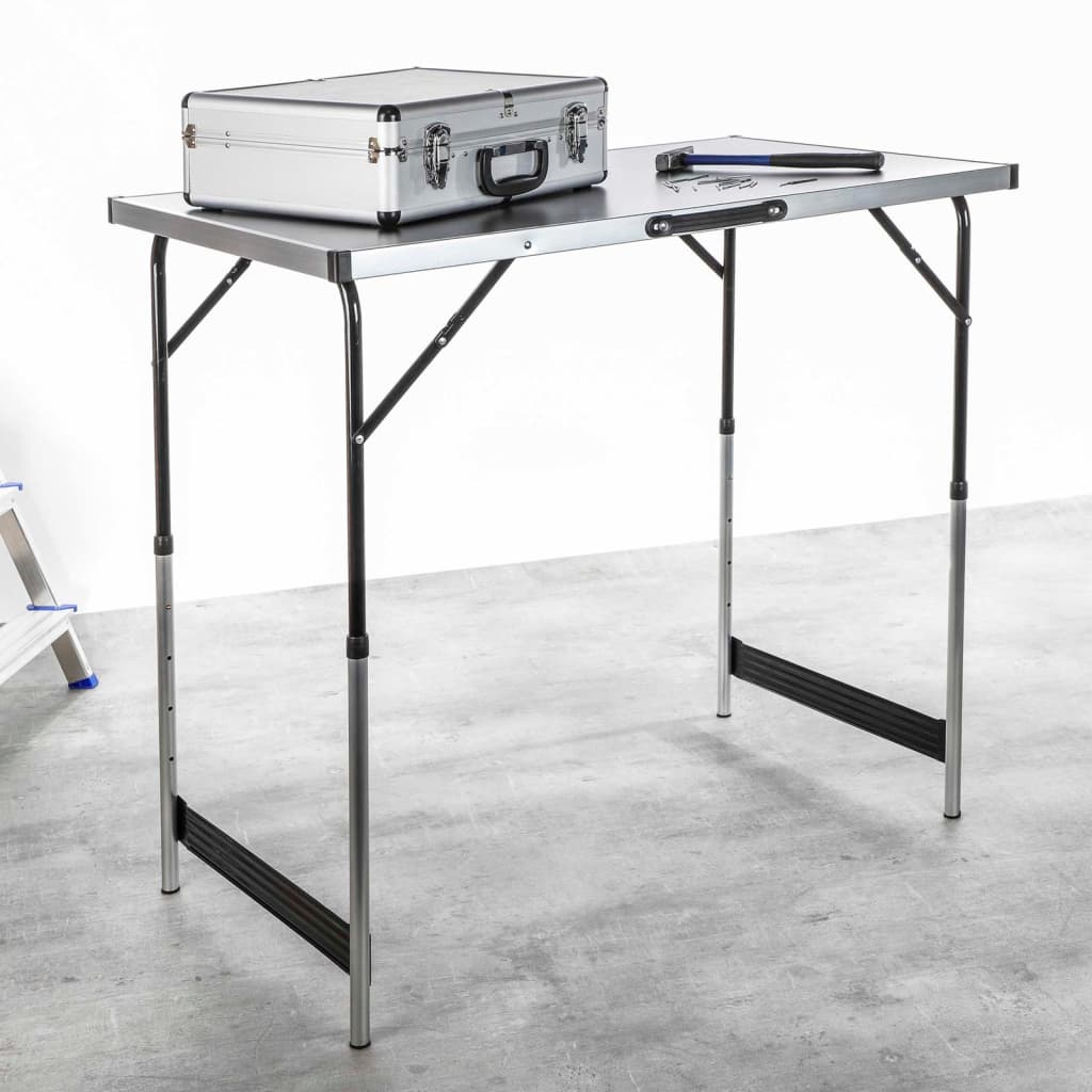 HI Kokoontaitettava pöytä 100x60x94 cm alumiini