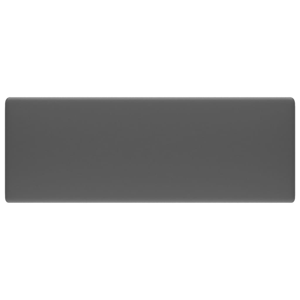 vidaXL Ylellinen pesuallas neliö tummanharmaa 41x41 cm keraami