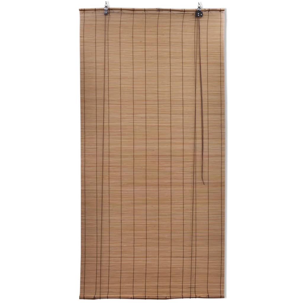 vidaXL Ruskeat bambu rullaverhot 100 x 160 cm