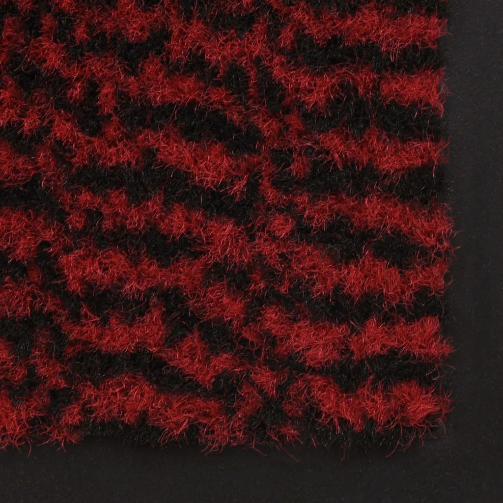 vidaXL Kuramatto suorakulmainen nukkapinta 40x60 cm punainen
