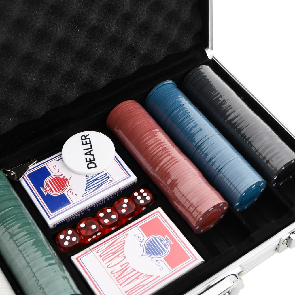 vidaXL Pokeri pelimerkkisarja 300 kpl 4 g