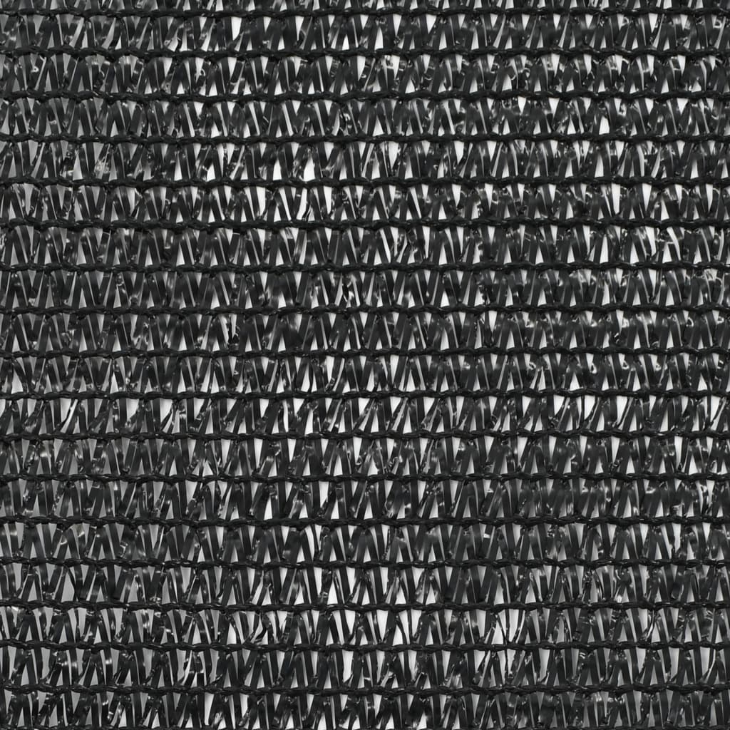 vidaXL Tenniskentän suojaverkko HDPE 2x50 m musta