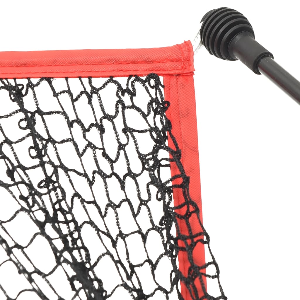 vidaXL Golf harjoitusverkko musta ja punainen 305x91x213 cm polyesteri
